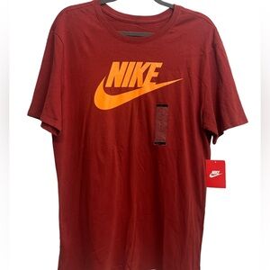 Large Red Nike Tee Shirt